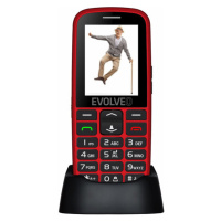 EVOLVEO EasyPhone EG s nabíjacím stojanom červený