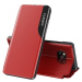 Apple iPhone 11, Bočné otváracie puzdro, stojan, Wooze FashionBook, červená