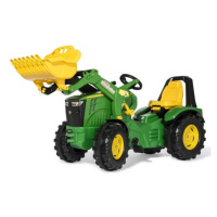 Rollytoys Šliapací traktor X-Trac John Deere Premium s predným nakladačom