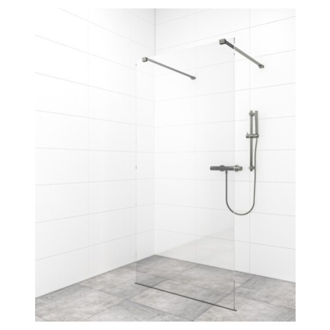 Sprchová zástena Walk-in 120 cm SAT vo farbe profilu Gun metal SATBWI120ZAVGM