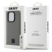 DKNY PU Leather Stack Logo Magsafe Apple iPhone 15 Pro DKHMP15LPSMCSLE Grey