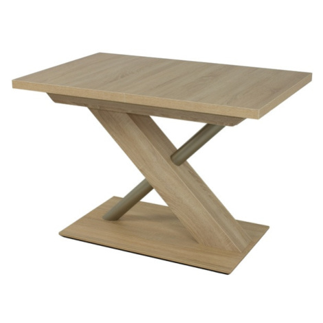 Sconto Jedálenský stôl UTENDI 1 dub sonoma, šírka 130 cm, rozkladací Houseland