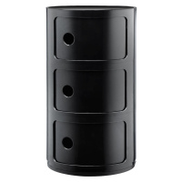 Stolík s úložným priestorom Componibili 4967, 3 úložné diely, viac farieb Farba: černá