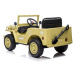 mamido  Detský elektrický vojenský Jeep Willys 4x4 béžový