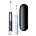 Oral-B iO Series 3 Duo Black & Blue elektrická zubná kefka, 3 režimy, časovač, tlakový senzor, p