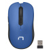 Natec optická myš ROBIN/Cestovná/Optická/1 600 DPI/Bezdrôtová USB/Modrá