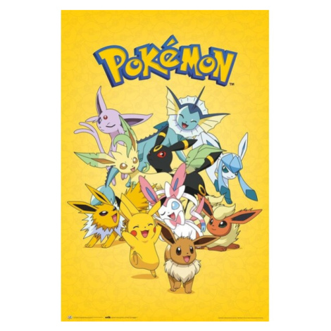 Plagát Pokémon - Eevee Evolutions (190)