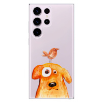 Odolné silikónové puzdro iSaprio - Dog And Bird - Samsung Galaxy S23 Ultra