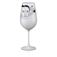Crystalex pohár Zverokruhy Blíženci biela 550 ml