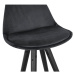 Čierna barová stolička Kokoon Carry Mini, výška sedenia 65 cm