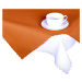 Forbyt, Obrus s nešpinivou úpravou, Jednofarebný dáždik, teracota 80 x 80 cm