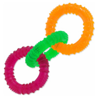 Hračka Dog Fantasy 3 kruhy gumové farebné 16cm