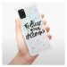 Odolné silikónové puzdro iSaprio - Follow Your Dreams - black - Samsung Galaxy A21s