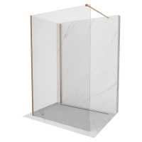 MEXEN/S - Kioto Sprchová zástena WALK-IN 120 x 80 cm, transparent, meď kartáčovaná 800-120-212-6