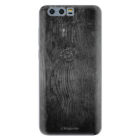 Odolné silikónové puzdro iSaprio - Black Wood 13 - Huawei Honor 9