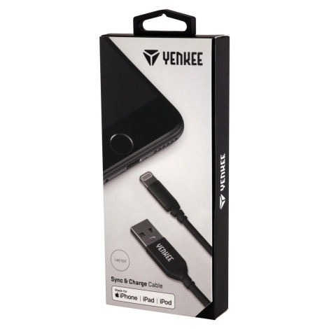 Synchronizačný a nabíjací kábel Lightning pre Apple Yenkee