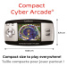 Herná konzola Compact Cyber Arcade 2,5" - 250 hier