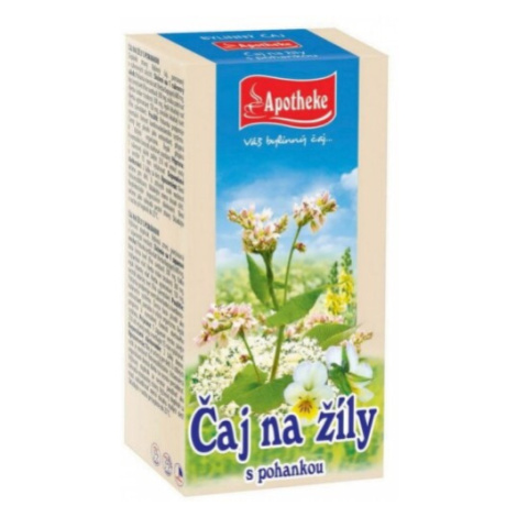 APOTHEKE Bylinný čaj na žily s pohánkou 20 x 1,5 g