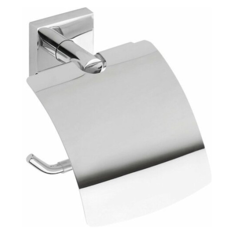 SAPHO XQ700 X-Square držiak toaletného papiera s krytom, strieborná