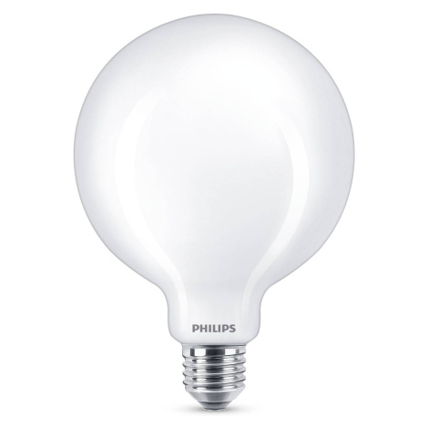 Žiarovka Philips Classic LED E27 G120 7W matná 4 000K