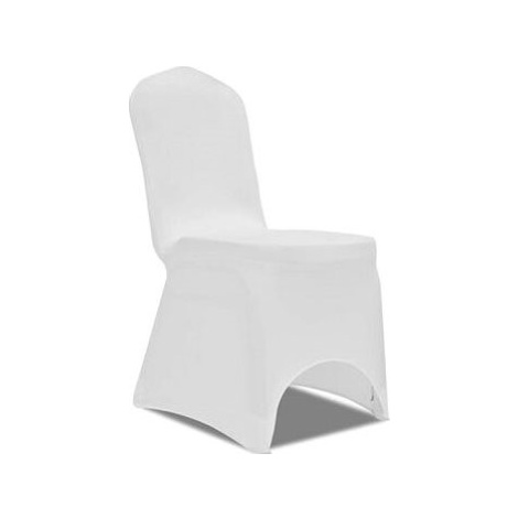 Strečové poťahy na stoličky, 100 ks, biela 274765 SHUMEE