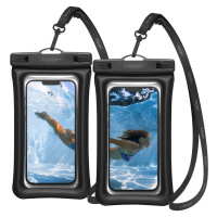 Púzdro SPIGEN A610 UNIVERSAL WATERPROOF FLOAT CASE 2-PACK BLACK (AMP04527)