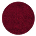 Kusový koberec Life Shaggy 1500 red kruh Rozmery koberca: 160x160 kruh