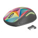 TRUST Myš Yvi Wireless Mouse USB, geometrics