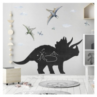Tabuľová nálepka na stenu v tvare dinosaura