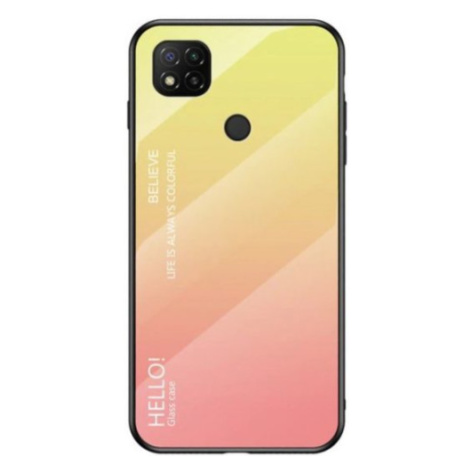 Silikónový obal na Xiaomi Redmi 9A Rainbow Glass ružové