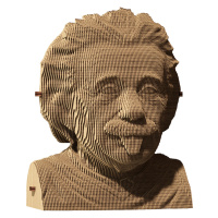 Cartonic Kartónové 3D puzzle Albert Einstein pre staršie deti a dospelých