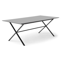 Antracitový rozkladací jedálenský stôl 100x210 cm Meza – Hammel Furniture