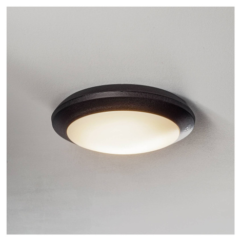 Senzorové stropné LED svietidlo Umberta čierne CCT Fumagalli