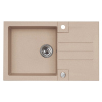 Alveus Granitový drez Rock 130, béžová, 78 x 48 cm