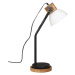 vidaXL Stolová lampa 25 W biela 18x18x60 cm E27