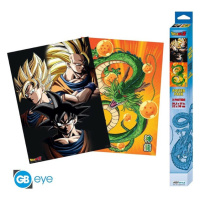 Set 2 plagátov Dragon Ball - Goku & Shenron (52x38 cm)