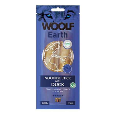 Woolf Earth Noohide Sticks with Duck L 85 g