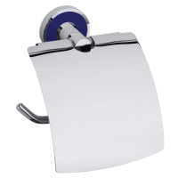 Držiak toaletného papiera Bemeta Trend-I s krytom tmavo modrá 104112018E