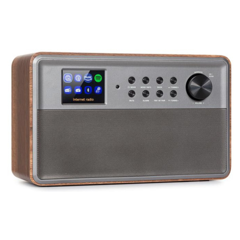 Auna Connect Link, inteligentné rádio, IR/DAB+/FM, Spotify, BT, 2,4" HCC displej, drevo