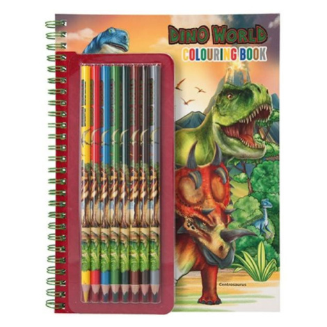 Sada-Omaľovánka, kreatívna sada Dino World, 8 pasteliek | 0411385_A1