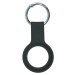 Púzdro XQISIT Silicone Keyring for AirTag Black (46339)