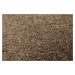 Kusový koberec Eton hnědý 97 čtverec - 180x180 cm Vopi koberce