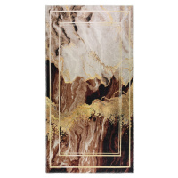 Hnedo-krémový umývateľný koberec 80x150 cm - Vitaus