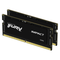 Kingston Fury Impact 16GB 4800MHz CL38 DDR5 SO-DIMM (2x8) Black