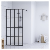 vidaXL Sprchová zástena walk-in, priehľadné tvrdené sklo 90x195 cm