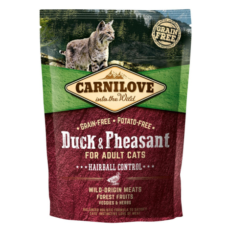 Carnilove Cat Grain Free Duck & Pheasant Adult Hairball Control 400 g