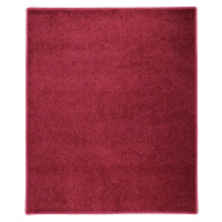 Kusový koberec Eton vínově červený - 50x80 cm Vopi koberce