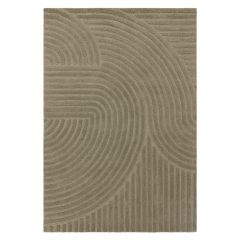 Khaki vlnený koberec 200x290 cm Hague – Asiatic Carpets