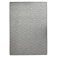Kusový koberec Alassio šedý - 57x120 cm Vopi koberce