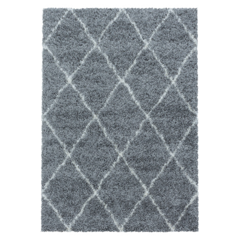 Kusový koberec Alvor Shaggy 3401 grey - 120x170 cm Ayyildiz koberce